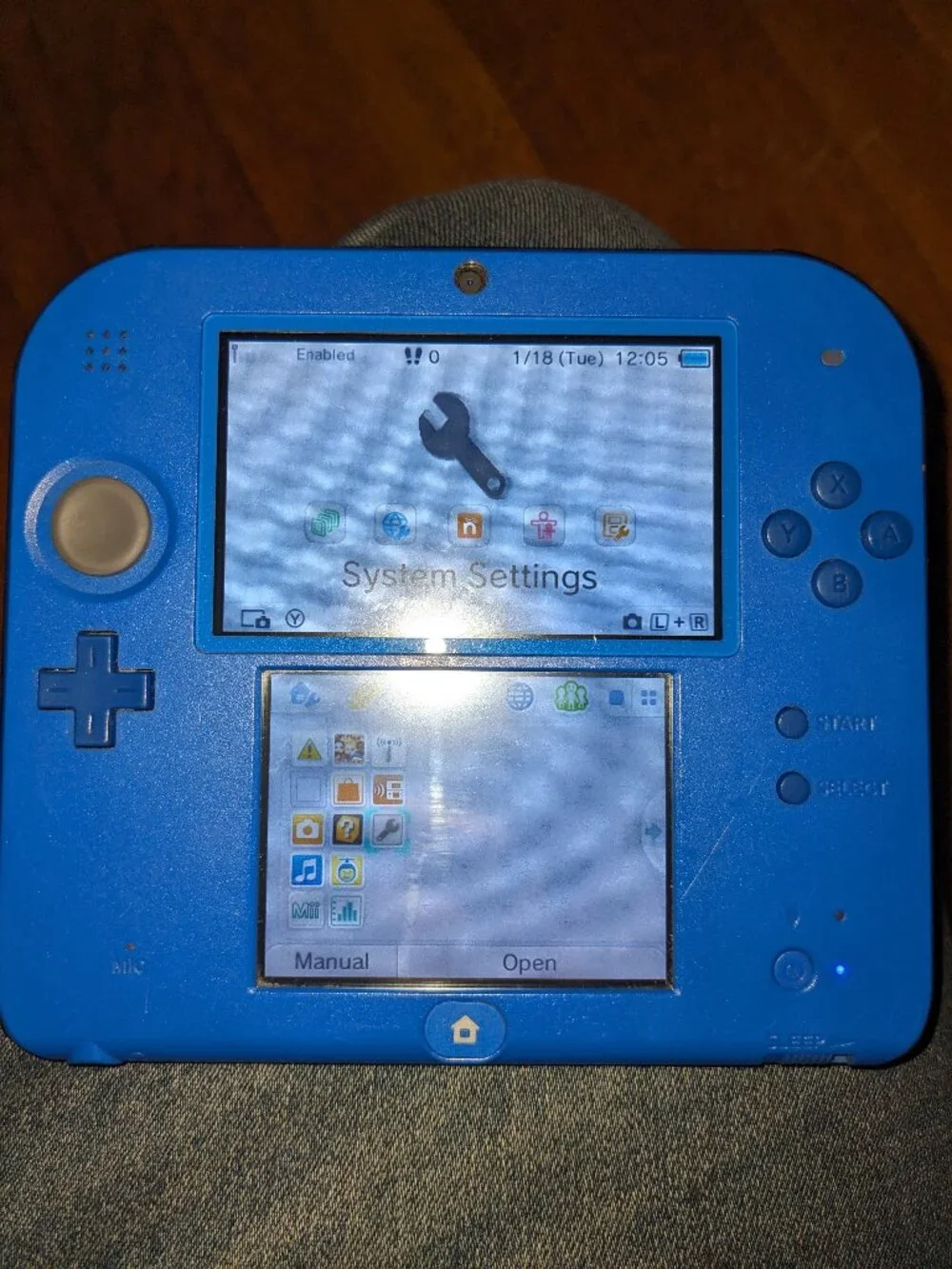 Nintendo 2DS Blue Console Tested Working USA Version